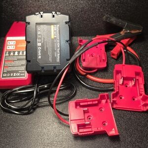Expert Kit.  "Milw Red" Jump Starter, Battery Reviver, Li-ion Battery, + More++